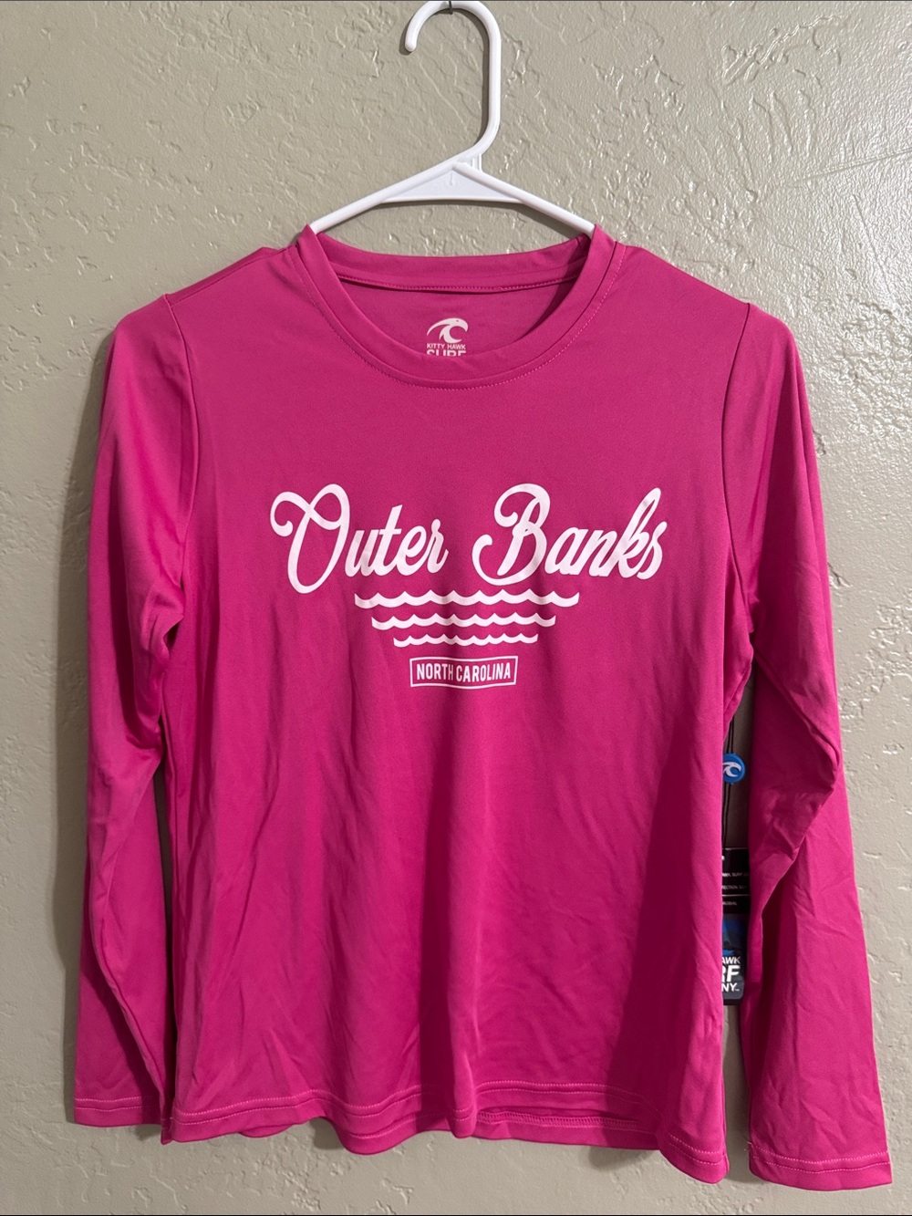 Women's Long-Sleeve Swim Shirt - Bright Pink